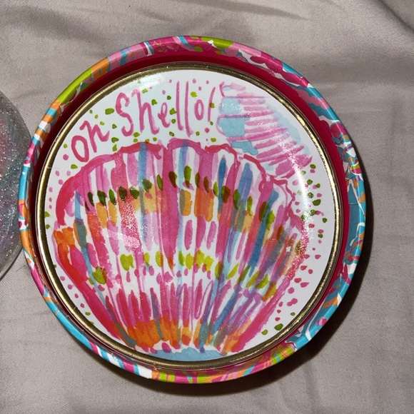 NWT Lilly Pulitzer set of 4 ceramic coasters scuba to Cuba,Shell Yea, oh shello! - Picture 4 of 8